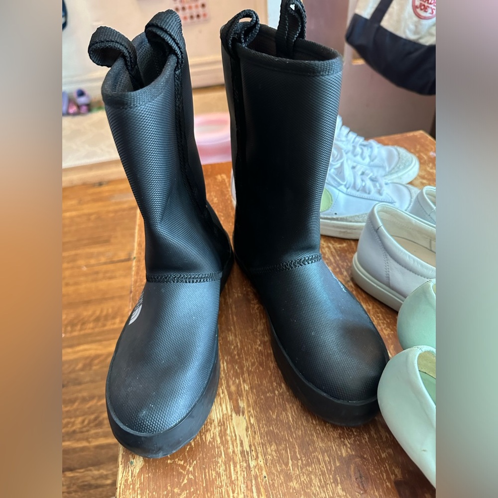 North Face base camp rain boots